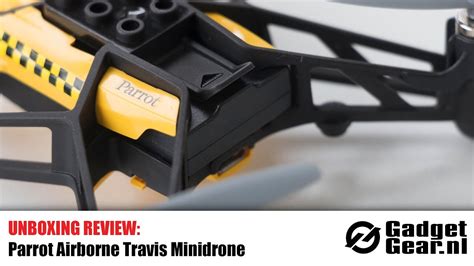 unboxing review parrot airborne travis minidrone youtube