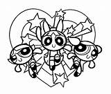 Girls Coloring Pages Printable Powerpuff Color Print Kids Related Posts sketch template