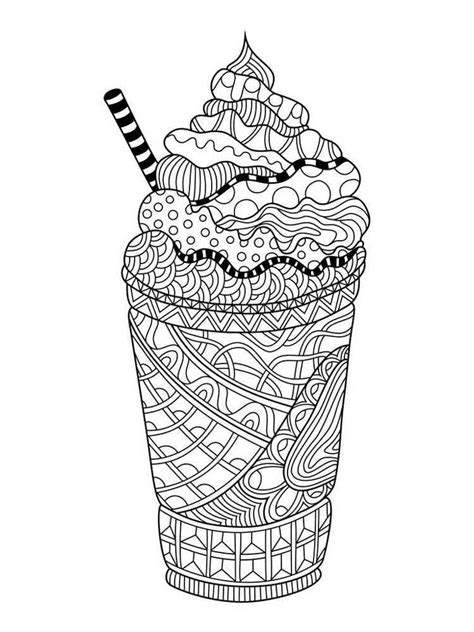 coloring page   ice cream  crafter files
