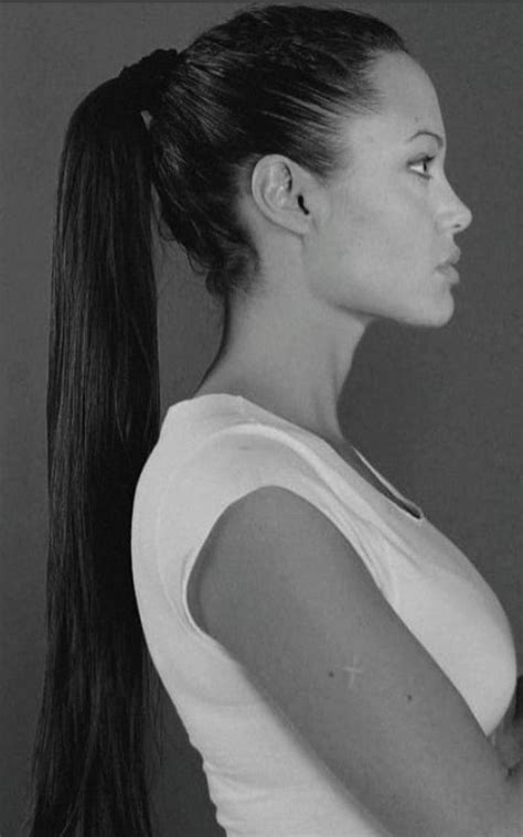 perfect side profile  angelina jolie pretty nose perfect nose