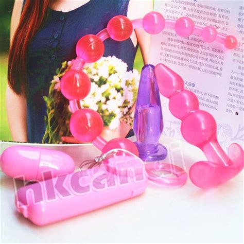 4pcs Set Jump Eggs Vibrating Silicone Anal Sex Toys Beads Butt Anal