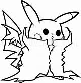 Pikachu Dragoart sketch template
