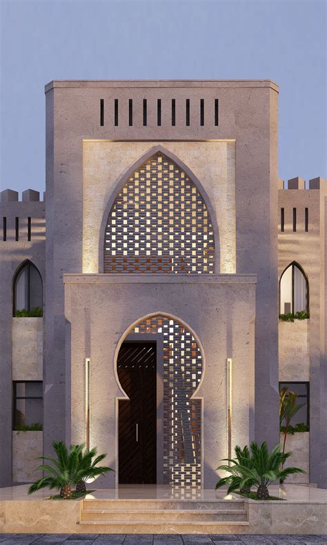 arabian house  behance mosque design islamic architecture architecture building design
