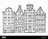 Zentangle Netherlandish Doodle Hous Houses sketch template