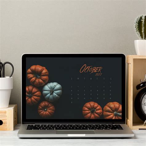 October 2021 Calendar Desktop Wallpaper Printable Calendar 2023