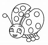 Coloring Ladybug Cute Pages Drawings Line Printable Drawing Bug Clipart Girl Ladybird Coloring4free Kids Bugs Cliparts Lady Ladybugs Sheets Insect sketch template