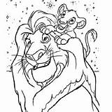 Coloring Pages Lion King Toddler Bond Loving Printable Simba Color Halloween Timon Kovu Will sketch template