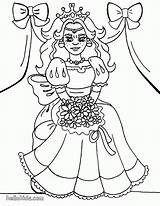 Coloring Princess Pages Flower Flowers Print Princesses Popular Hellokids Coloringhome Color sketch template
