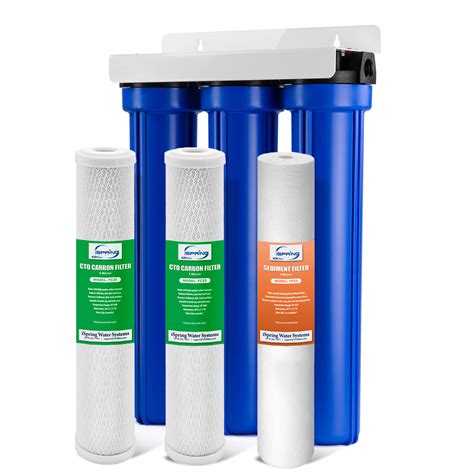 Ispring Wcb32o 3 Stage Whole House Water Filtration System W 20” X 2 5