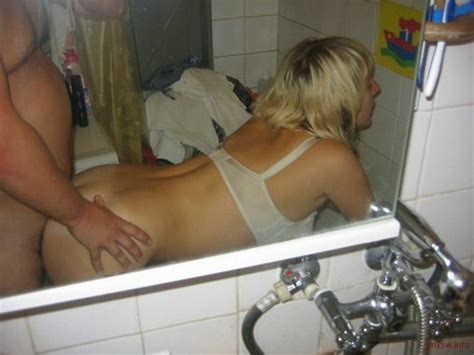 husbands friend fucks his wife in bathroom photo