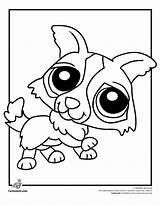Coloring Pages Pet Shop Puppy Littlest Printable Kids Print Kitten Dog Cute Wolf Color Pets Basketball College Fastseoguru Baby Lizard sketch template