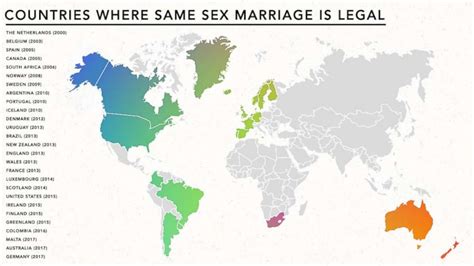 here are the 27 countries where same sex marriage is