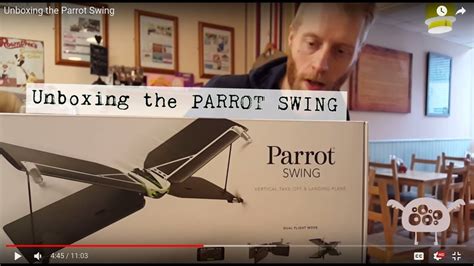 parrots swing unboxing  parrot swing drone youtube