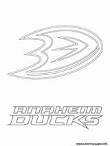 Ducks Logo Nhl Coloring Hockey Pages Tampa Anaheim Bay Lightning Printable Sport Color Print Getcolorings Inspiration sketch template