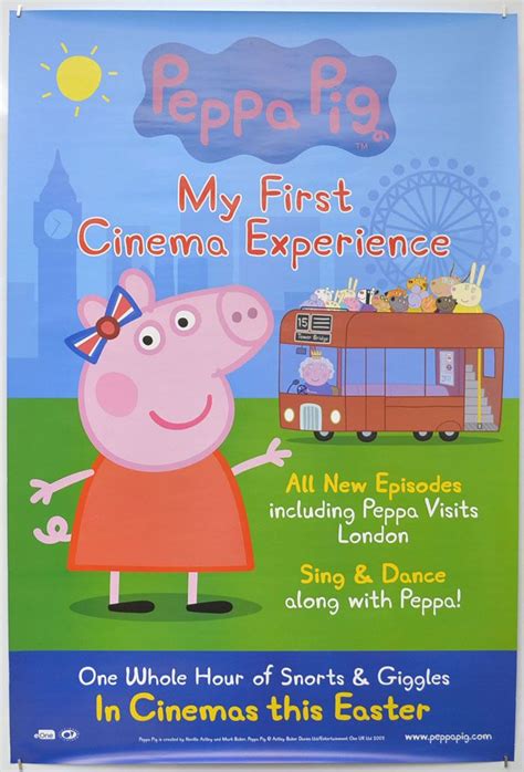 peppa pig   cinema experience original cinema  poster