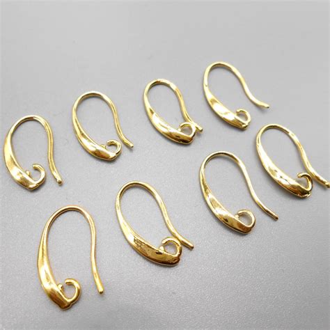 pcs wholesale lot gold jewelry findings  sterling silver earring