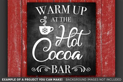 hot cocoa bar sign svg hot cocoa bar printable   svgs
