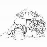 Bird Bath Drawing Drawings Coloring Pages Birds Baths Embroidery Clip Line Sheet Search Google Colouring Choose Board Patterns Getdrawings Visit sketch template