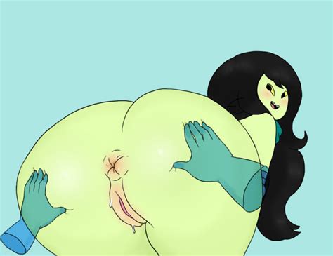 Rule 34 1girls Adventure Time Anus Ass Black Hair Blush Cartoon