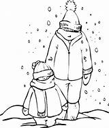 Coloring Snowy Snow Pages Printable Getcolorings Colouring Book Color sketch template