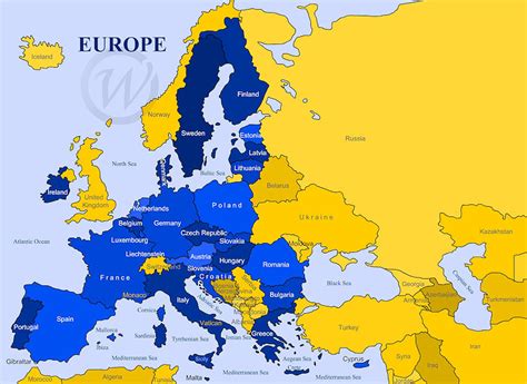 european union   map