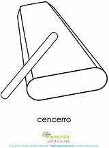 Cencerro Guiro Hispanic Instruments sketch template