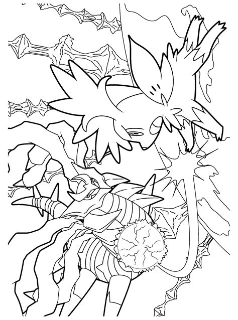 pokemon giratina coloring pages   pokemon giratina
