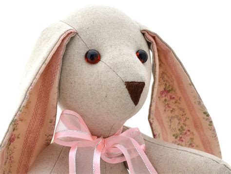 floppy eared bunny sewing pattern stuffed animal pattern etsy