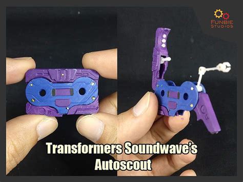 transformers soundwaves autoscout  model  printable cgtrader
