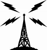 Radio Clipart Clip Tower Antenna Logo Vintage Station Cell Cliparts Old Mast Transparent Ham Transmission Clipartbest Library Displaying Akron Council sketch template