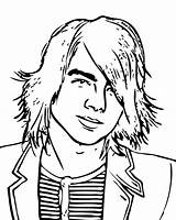 Jonas Brothers Joe Coloring Pages Rql Source sketch template