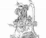 Legends League Fiddlesticks Coloring sketch template