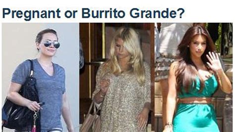 Anorexic Pregnant Or Burrito Grande Fox News Has You Covered