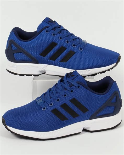 adidas zx flux trainers royal blueblackoriginalsshoessneakersrunner