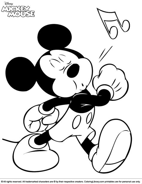mickey mouse coloring picture mickey coloring pages mickey mouse