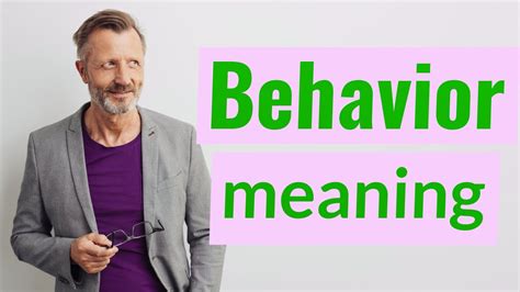 behavior meaning  behavior youtube