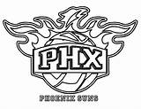 Coloring Nba Logo Pages Printable Nasa Suns Phoenix Drawing Team Basketball Logos Sports Sheets Teams Pelicans Orleans Spurs Antonio San sketch template