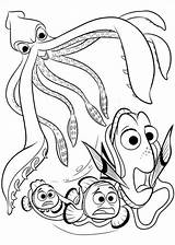 Dory Nemo Finding Coloring Pages Kids Printable Print Squid Sheet Disney Book Fun Color Coloriage Colouring Sheets Find Sketchite Visit sketch template