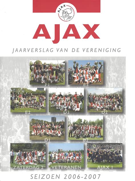 ajax jaarverslag van de vereniging meerdere seizoenen