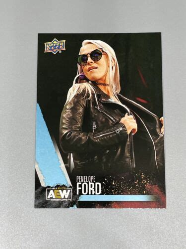 penelope ford 2021 upper deck aew first edition 6 ebay