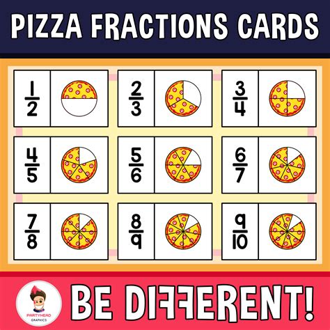 pizza fractions cards clipart pizza fractions fractions cool math