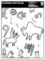 Coloring Pages Petroglyphs National Park Arches sketch template