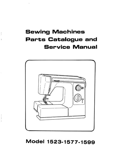 service manual parts list white    sewing machine