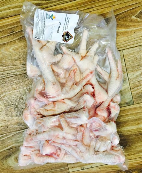 local pasture raised  organic chicken feet  pound packs