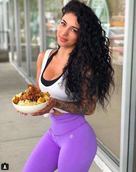Sexy Girl In Purple Yoga Pants Therackup