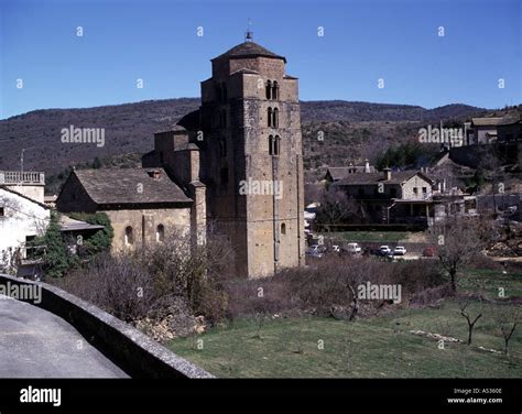 santa cruz de la seros klosterkirche aussenansicht stock photo alamy