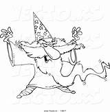 Coloring Spell Wizard Cartoon Casting Designlooter 56kb 1024 sketch template