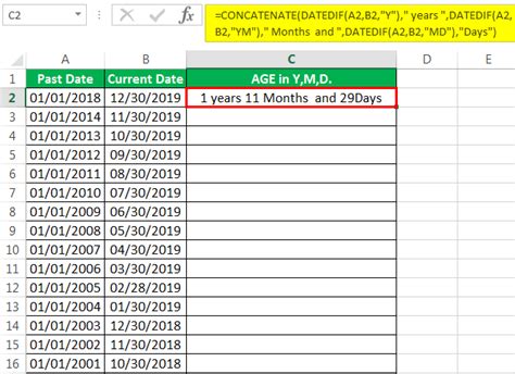 Calculate Age In Excel Top 3 Methods Step By Step