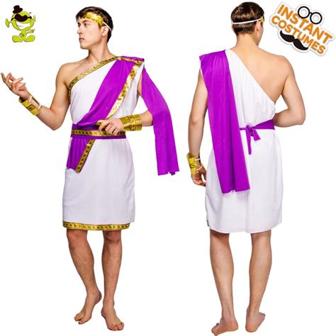 Qlq Adult Men S Roman Costume Role Play Traditional Roman Clothes