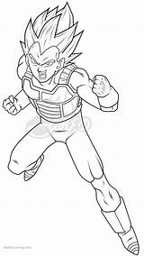 Vegeta Coloring Pages Line Ssj Blue Printable Vegito Dbs Jareds Lineart Kids Adults Sketch Template sketch template